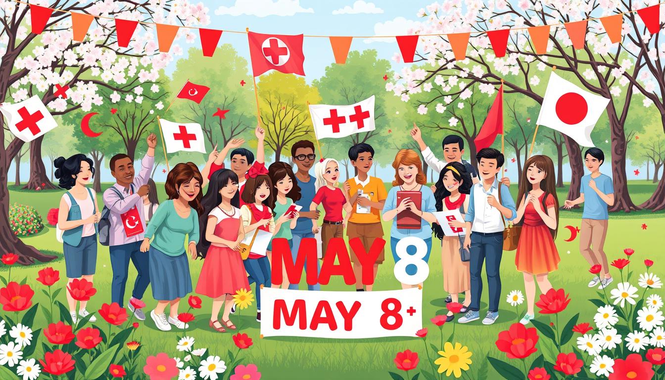 8. Mai: Weltrotkreuztag / Rothalbmondtag / World Red Cross and Red Crescent Day